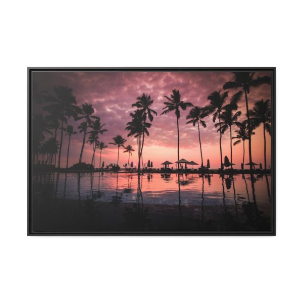 88289-927.jpg Water Palm in the Resort Framed Canvas