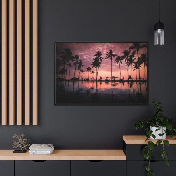 88289-930.jpg Water Palm in the Resort Framed Canvas