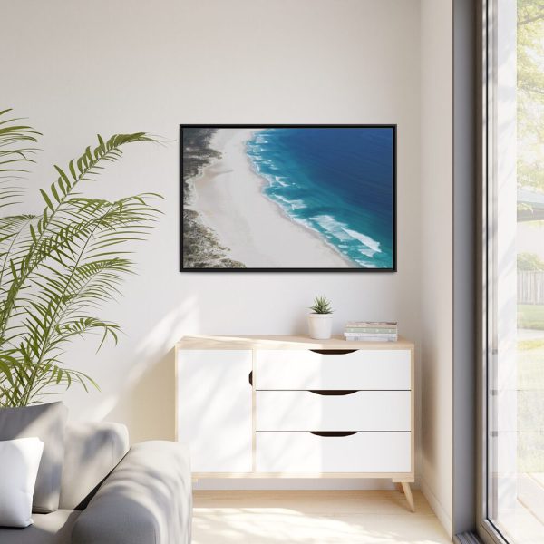 88289-949.jpg Peaceful Scenic Beach Framed Canvas
