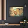 Wooden Hearts Framed Canvas