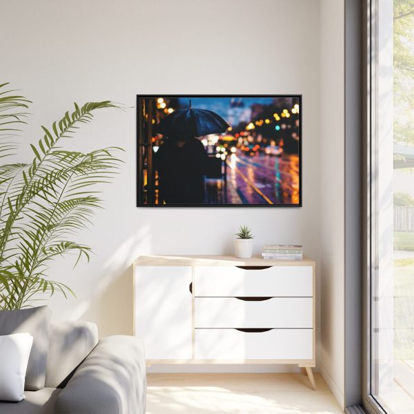 88289-959.jpg Rainy Night in the City Framed Canvas