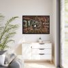 88289-969.jpg Town Christmas Decoration Framed Canvas