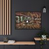 88289-970.jpg Town Christmas Decoration Framed Canvas