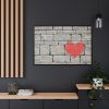 88289-980.jpg Heart on the Wall Framed Canvas