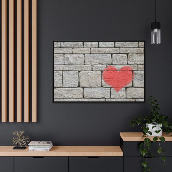 88289-980.jpg Heart on the Wall Framed Canvas