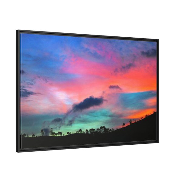 Pinas, Ecuador Framed Canvas