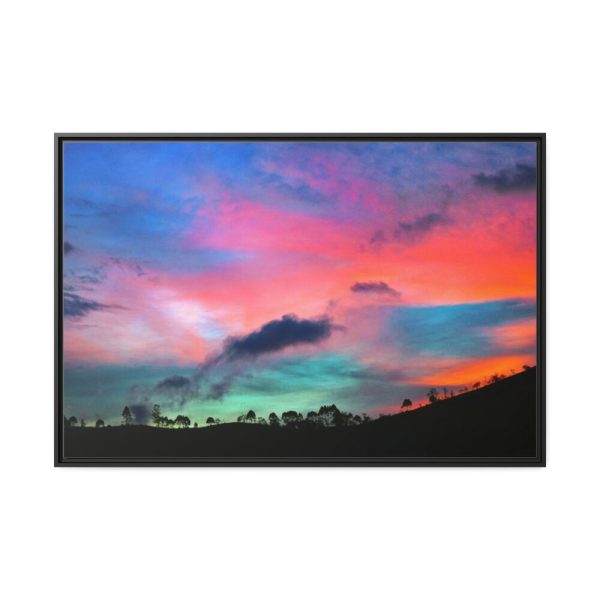 Pinas, Ecuador Framed Canvas