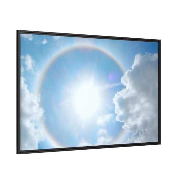 88289-996.jpg Rainbow ring Framed Canvas