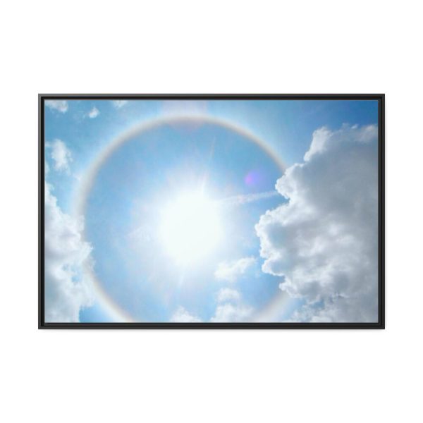 88289-997.jpg Rainbow ring Framed Canvas