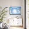 88289-999.jpg Rainbow ring Framed Canvas