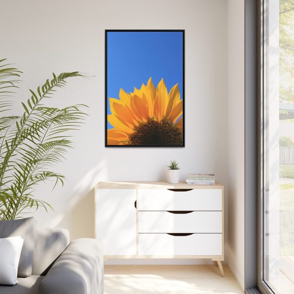 88299-103.jpg Sunflower Blue Sky Framed Canvas