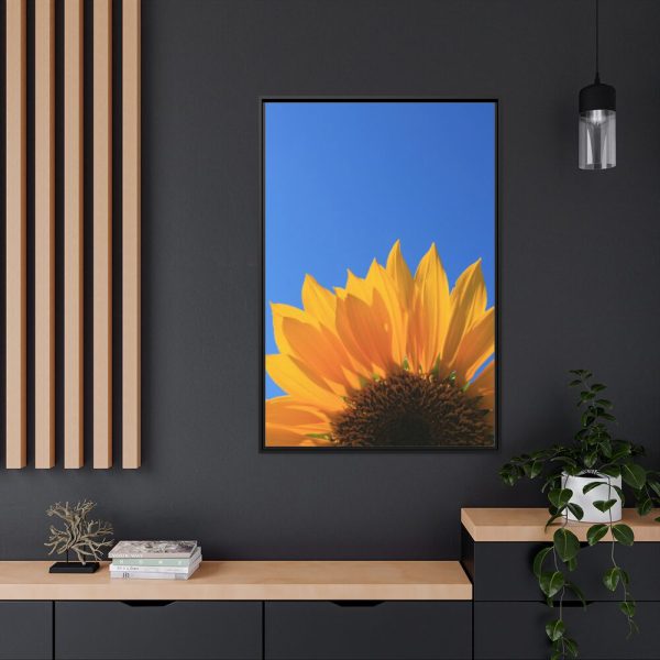 88299-104.jpg Sunflower Blue Sky Framed Canvas