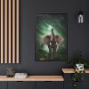 88299-119.jpg Elephant Hare Trees Fantasy Framed Canvas