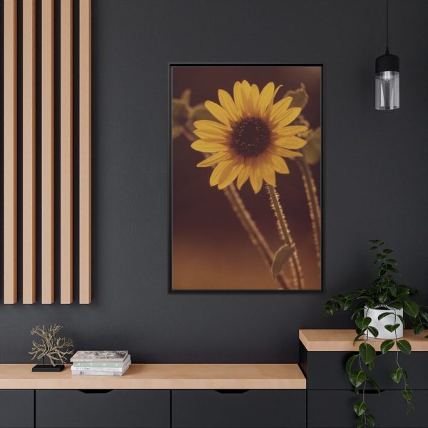 88299-124.jpg The Sunflower is Blooming Framed Canvas