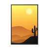 88299-126.jpg Cactus in Desert Framed Canvas