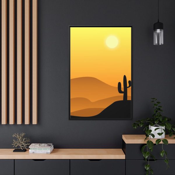 88299-129.jpg Cactus in Desert Framed Canvas