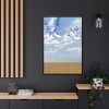 88299-134.jpg Sand, Sky and Clouds Framed Canvas