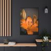 Orange Lily Framed Canvas