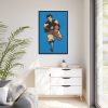 88299-178.jpg Yale Man playing American football Framed Canvas