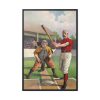 88299-181.jpg Full sheet baseball by Calvert Lithographing Co Framed Canvas