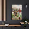 88299-184.jpg Full sheet baseball by Calvert Lithographing Co Framed Canvas