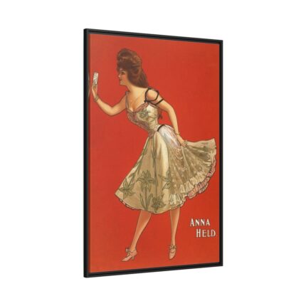 Anna Held Framed Canvas