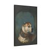 Portrait of a Dog Framed Canvas