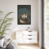 Portrait of a Dog Framed Canvas
