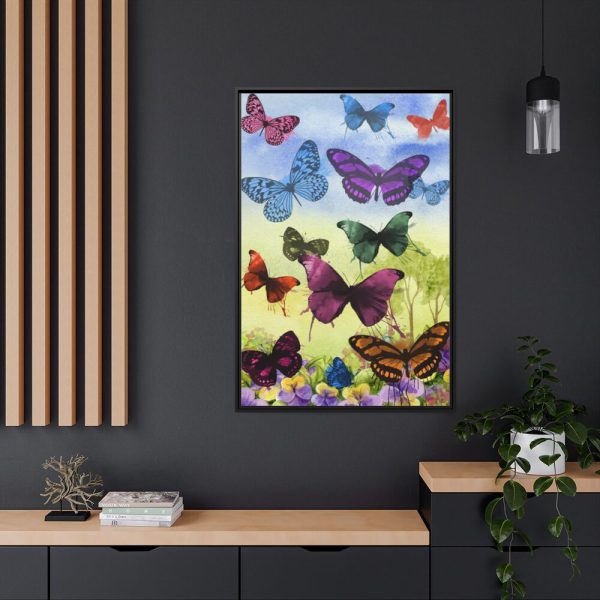 88299-29.jpg Butterfly Painting Art Graphic Framed Canvas