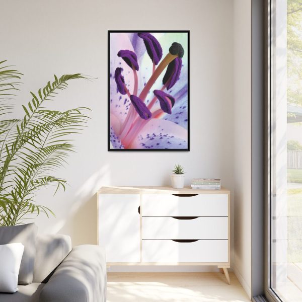 Beautiful Lily Framed Canvas