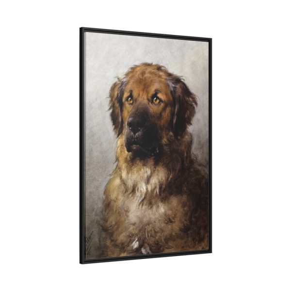 88299-5.jpg Head of a Leonberger by Otto Eerelman Framed Canvas
