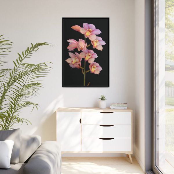 88299-53.jpg Pink Boat Orchid Framed Canvas