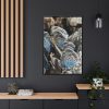 88299-74.jpg Blue Butterflies Framed Canvas
