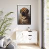 88299-8.jpg Head of a Leonberger by Otto Eerelman Framed Canvas