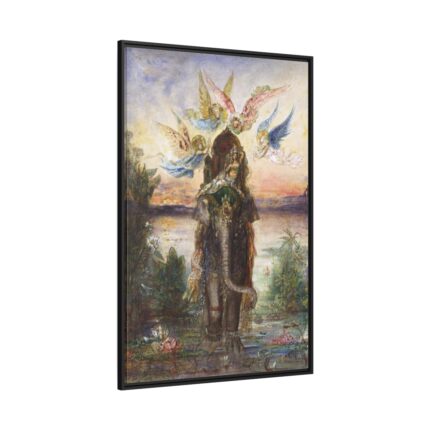 Gustave Moreau Sacred Elephant Framed Canvas