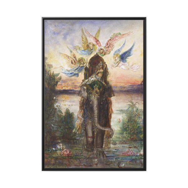 Gustave Moreau Sacred Elephant Framed Canvas