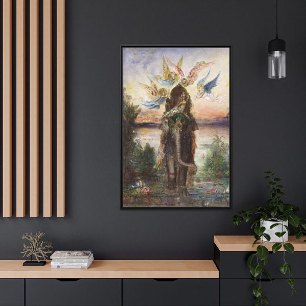 Gustave Moreau Sacred Elephant Framed Canvas