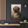 88299-9.jpg Head of a Leonberger by Otto Eerelman Framed Canvas