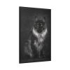 88299-95.jpg Black Silver Maine Coon Cat Sitting Framed Canvas