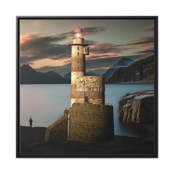 88302-106.jpg Computer Visualization of Lighthouse Framed Canvas