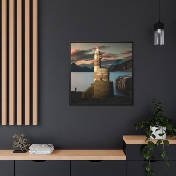 88302-109.jpg Computer Visualization of Lighthouse Framed Canvas