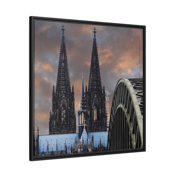 88302-110.jpg Cologne Cathedral Hohenzollern Bridge Framed Canvas