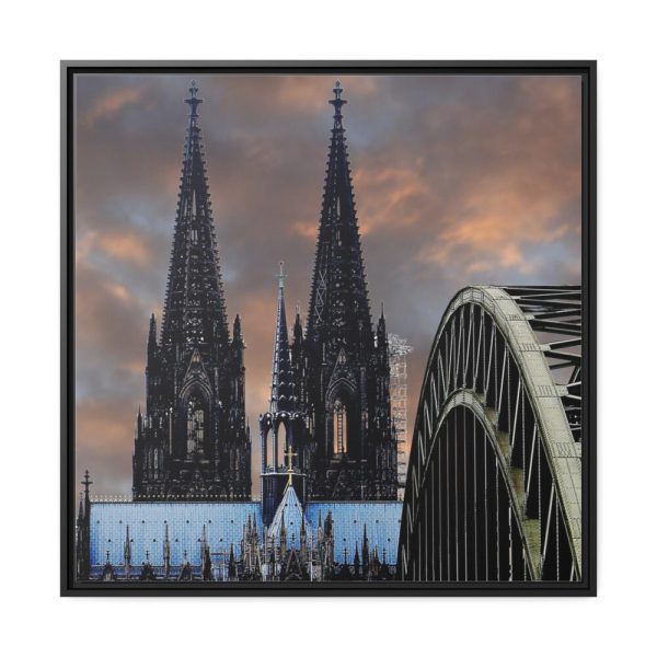 88302-111.jpg Cologne Cathedral Hohenzollern Bridge Framed Canvas