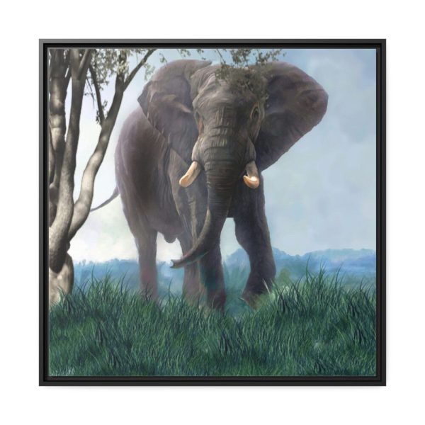 88302-71.jpg Art Painting Elephant Nature Framed Canvas