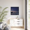Snow Covered Ciucas Peak Framed Canvas