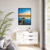88303-3.jpg Old Boat in the Morning Sunlight Framed Canvas