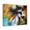 91624-11.jpg Horse in Abstract Digital Art Standard Canvas