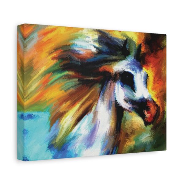 91624-11.jpg Horse in Abstract Digital Art Standard Canvas