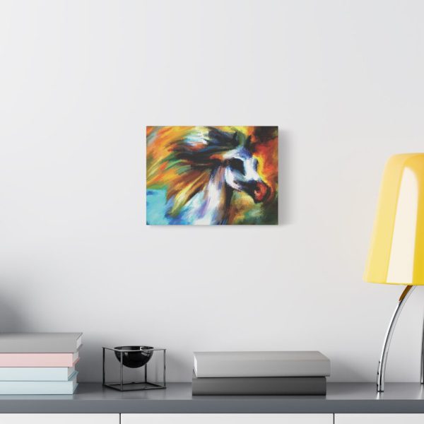 91624-12.jpg Horse in Abstract Digital Art Standard Canvas
