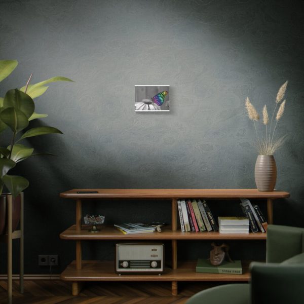 Colorful Butterfly on Flower Standard Canvas